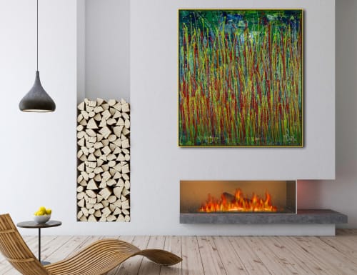 Nature's Luminescence 1 (2021) by Nestor Toro / Room View