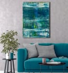 Icy Waterflow Painting / (2021) / Artist: Nestor Toro