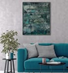 Room example / Waterflow (Night Clouds) / (2021) / Artist - Nestor Toro