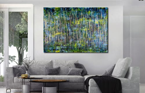 Green Forest (Silver Lights Intrusions) 2 (2021) by Nestor Toro