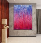 Pink Takeover (Over Silver Blue) 3 (2021) by Nestor Toro