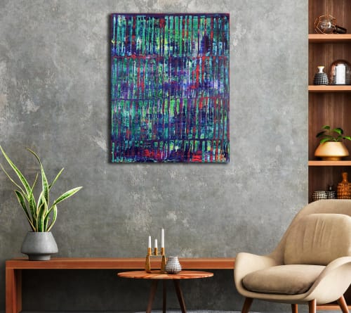 Iridescent Green Forest (2021) / Artist: Nestor Toro