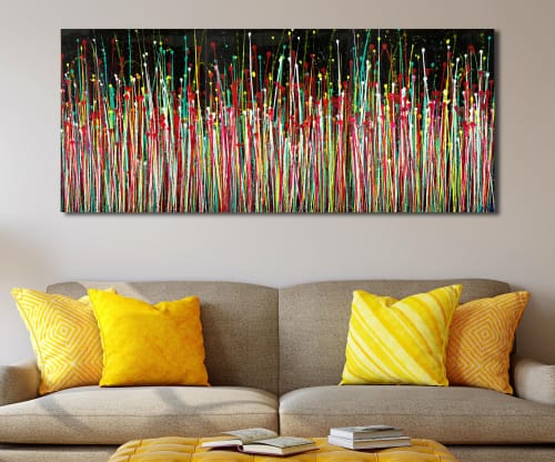 Drizzles Symphony 3 (2021) TRIPTYCH / Artist: Nestor Toro