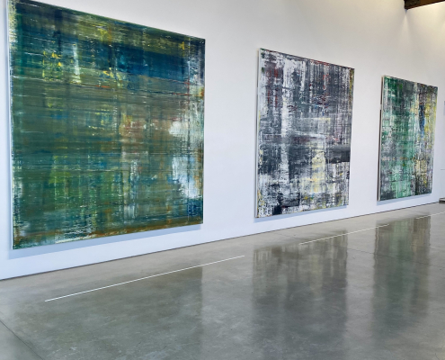 Gerhard Richter: Cage Paintings Exhibition / Gagosian Gallery - Beverly Hills Dec 2020
