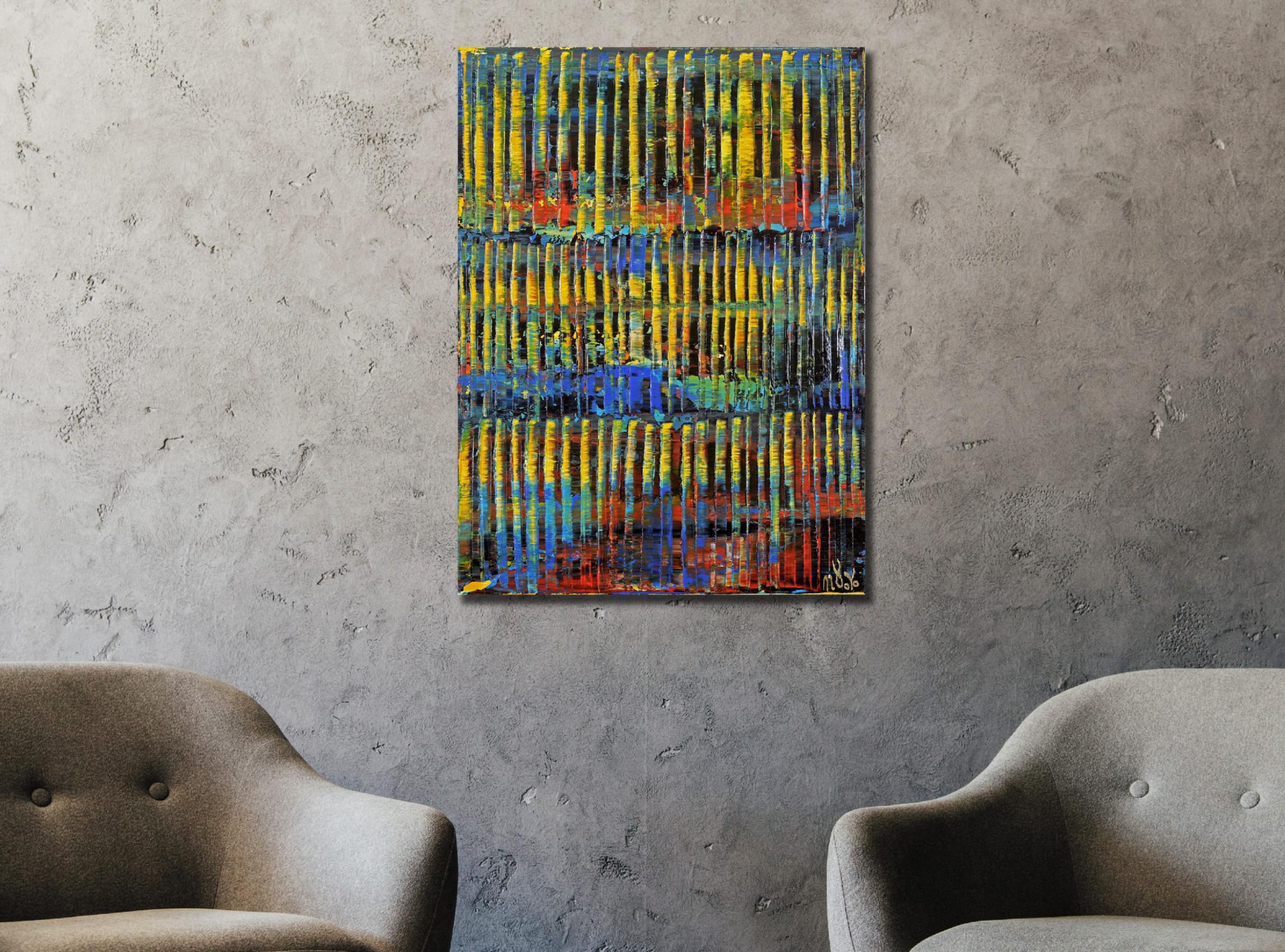 A Color Equation 6 (2021) / Room example / Artist: Nestor Toro