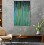 Blue Symphony (Natures Dance) 1 (2021) / 24X36 inches / Artist: Nestor Toro