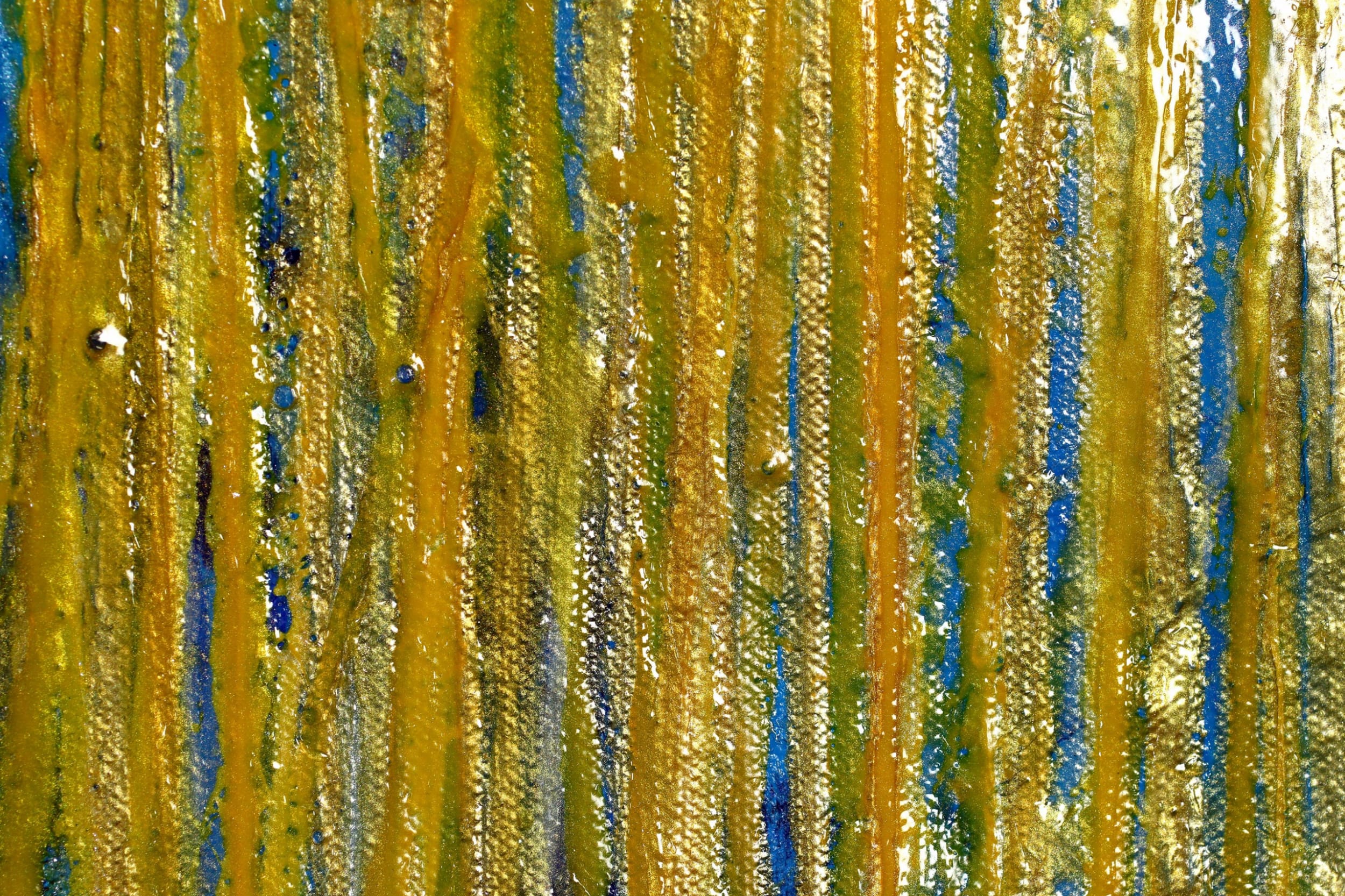 DETAIL / Thunder Silhouettes (Golden Spectra) 3 (2021) / ARTIST: Nestor Toro / SOLD