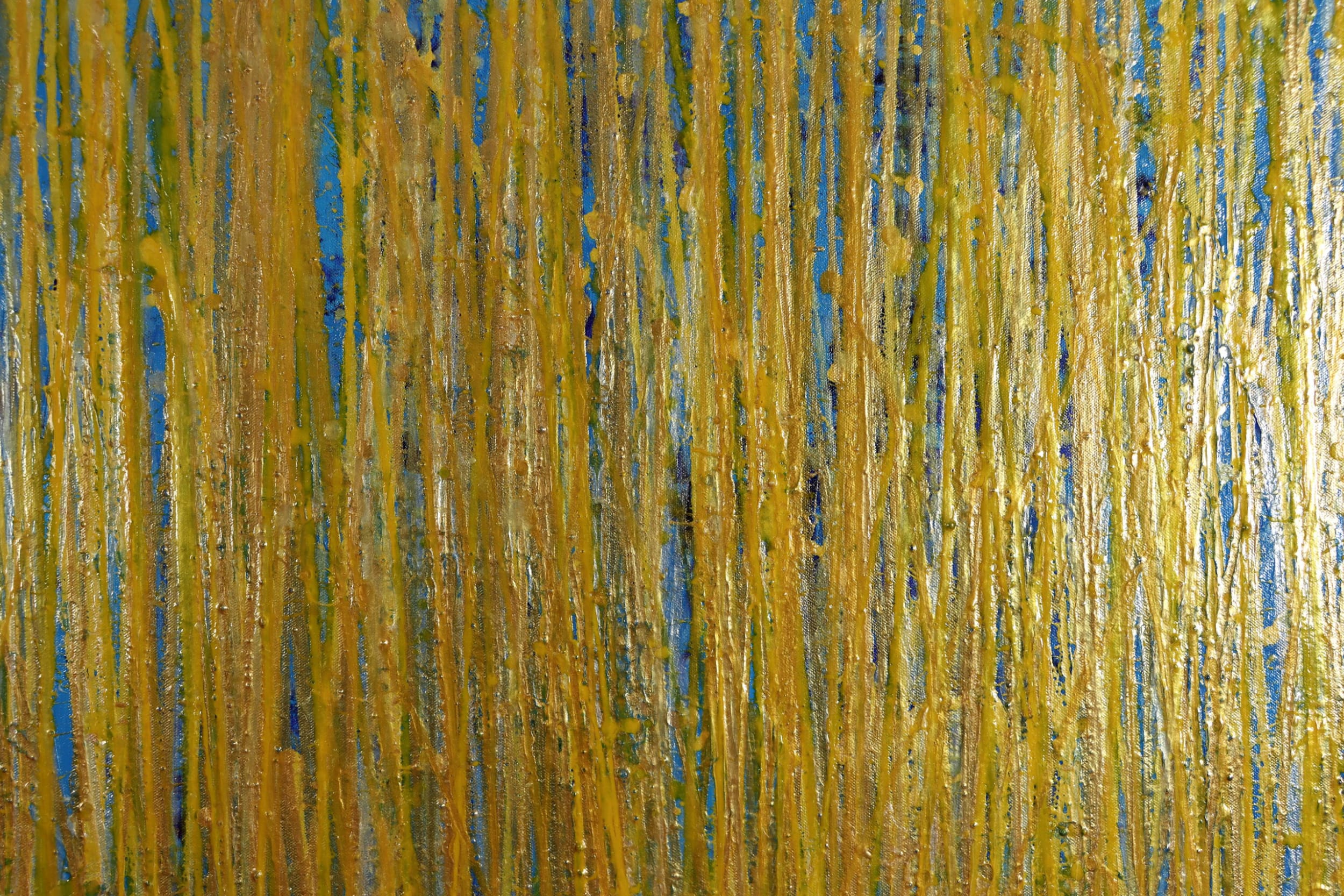SOLD / Thunder Silhouettes (Golden Spectra) 3 (2021) / ARTIST: Nestor Toro