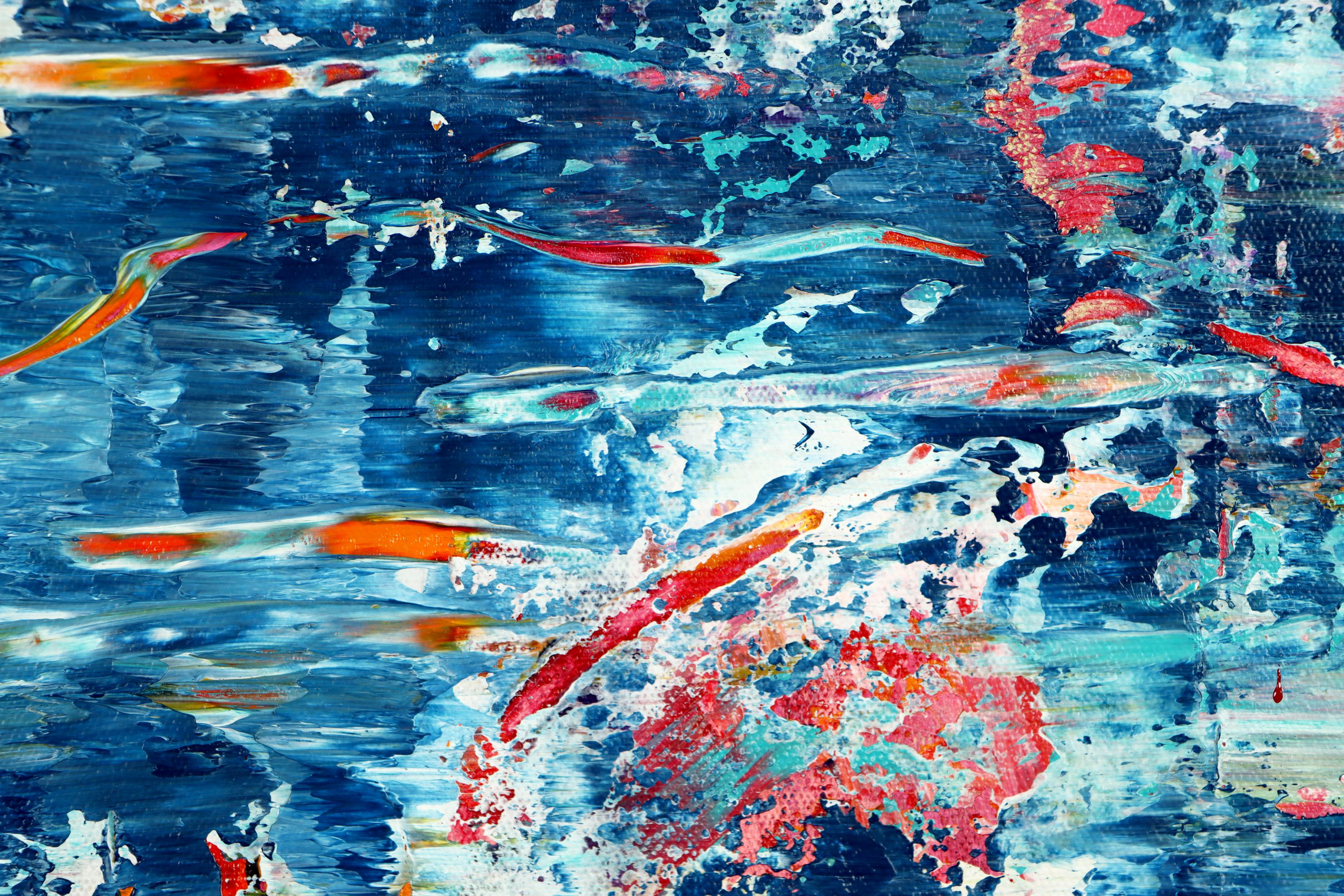 DETAIL / Azure Water (Coral and Ocean) (2021) by Nestor Toro / SOLD
