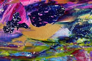 (DETAIL) / Infinite Color Field (Follow The Trail) (2021) / 36x48 inches / SOLD