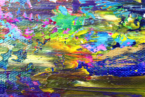 (DETAIL) / Infinite Color Field (Follow The Trail) (2021) / 36x48 inches