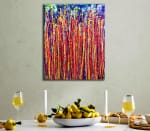 SOLD / Dynamic drizzles (Abstract language) 2 (2021) / 24X30 inches