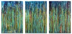 Fugitive Imagination 6 (2022) Triptych / 72x36 inches