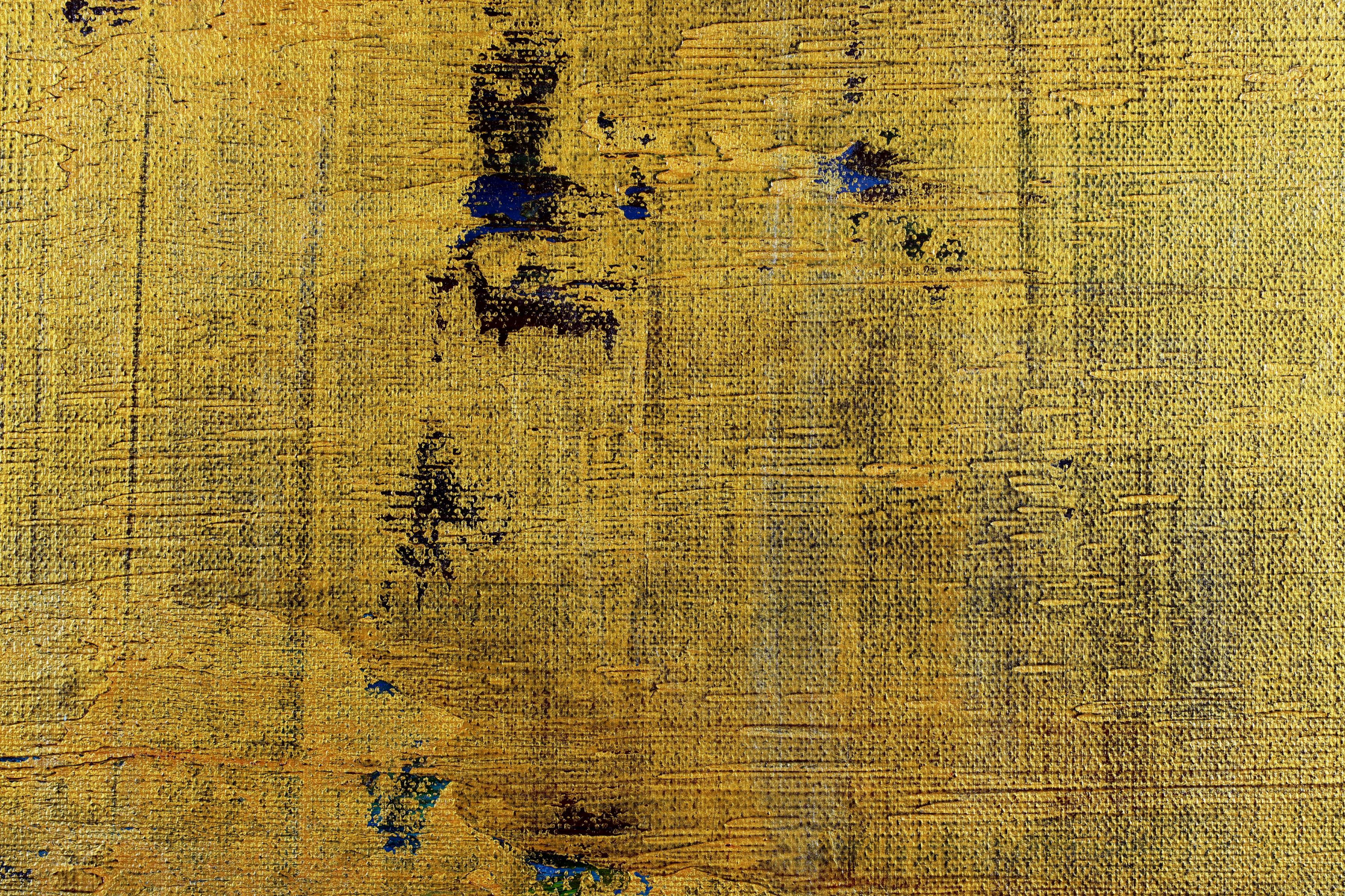 DETAIL / Gold Leaf Terrain (2022) / 24x36 inches / SOLD