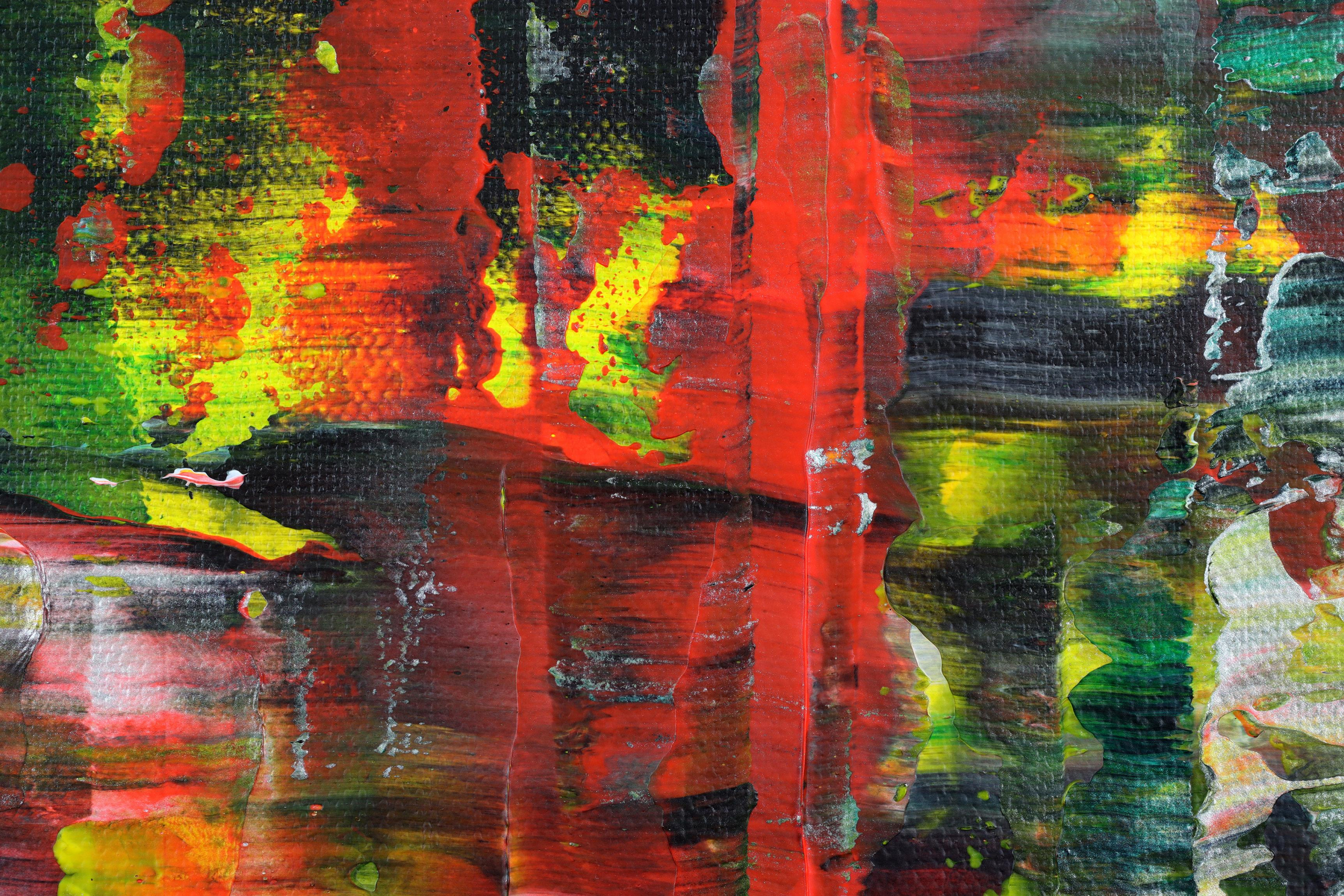 DETAIL / Bouncing Reflections (2022) 30x40 inches / Nestor Toro | SOLD