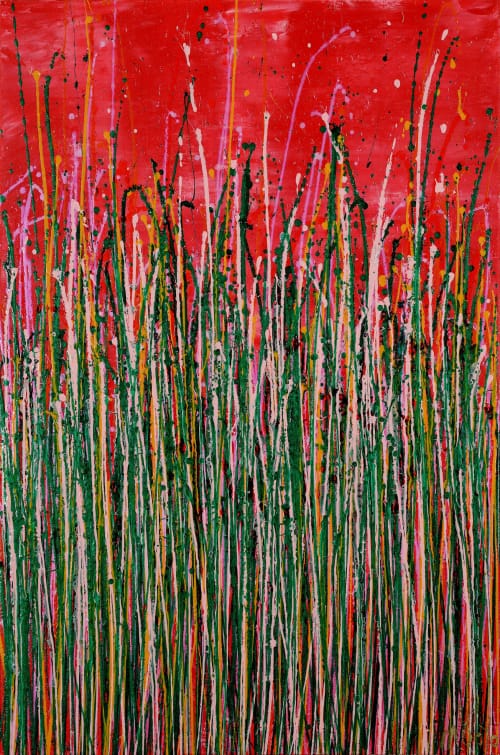 Floating Over Pink #2 (2022) / 24 x 36 inches / Nestor Toro