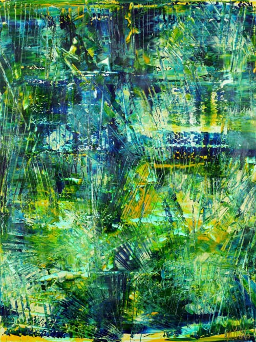 Sounds Through The Palm Trees (2022) / 30 x 40 inches / Nestor Toro