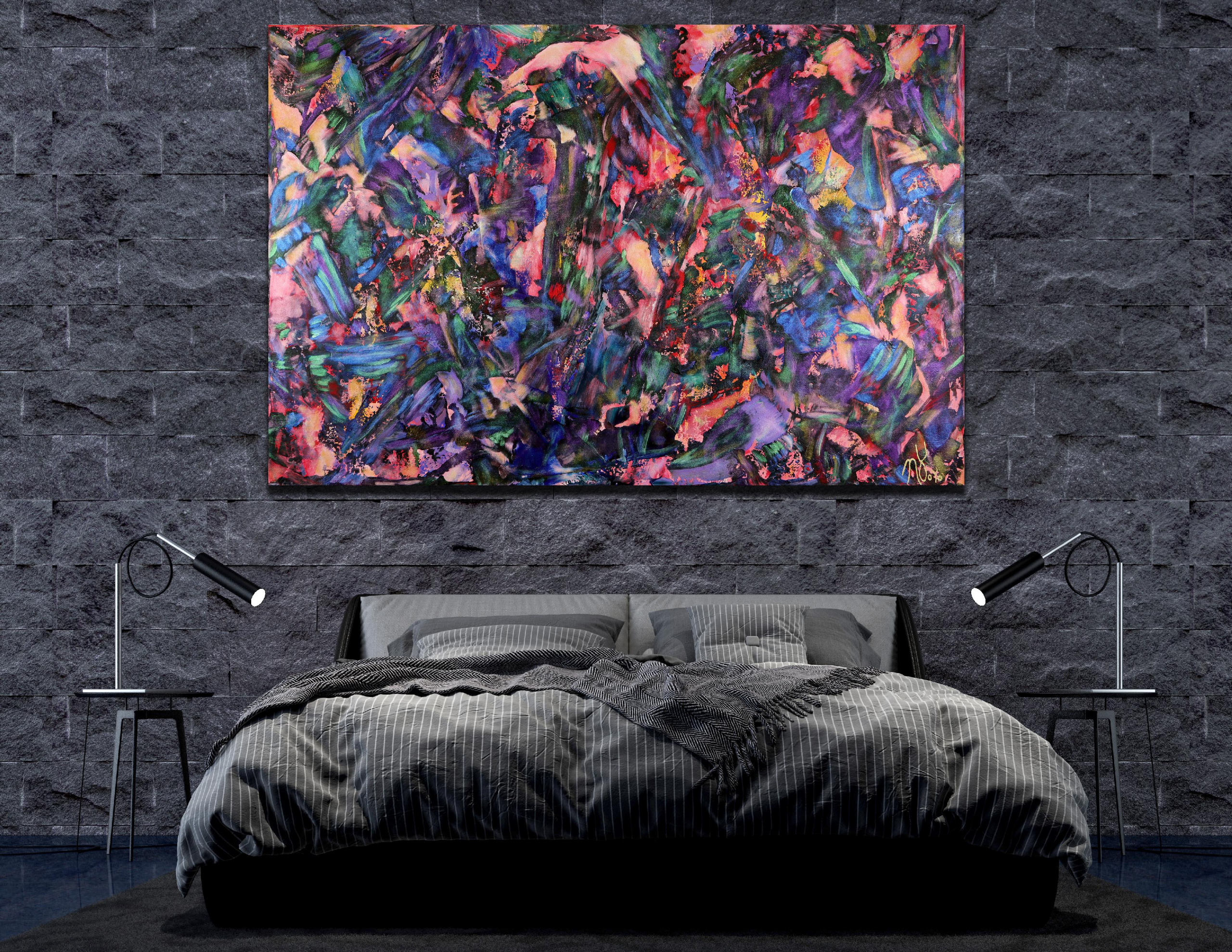Reflections of Fantasy (2022) / ROOM VIEW / 72 x 48 inches / Nestor Toro