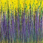 Lavender Shimmer (Summer Garden) (2022) / 30 X 30 inches / Nestor Toro