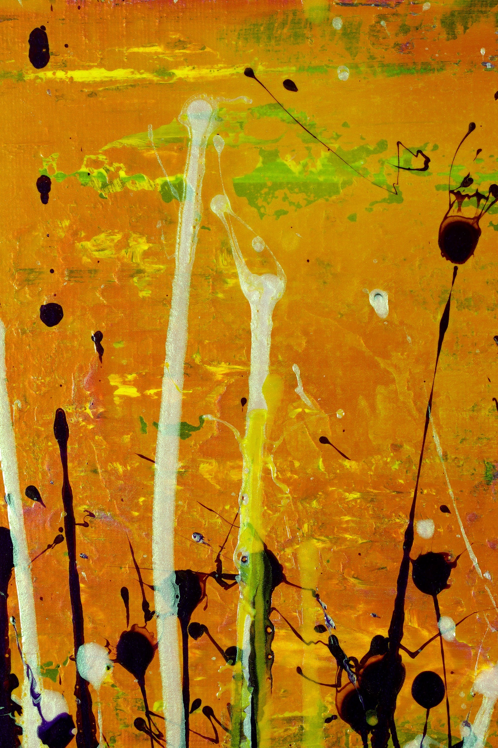 Hazel Sky (Glowing Grass)(2022) DETAIL / 16 x 20 inches / Nestor Toro