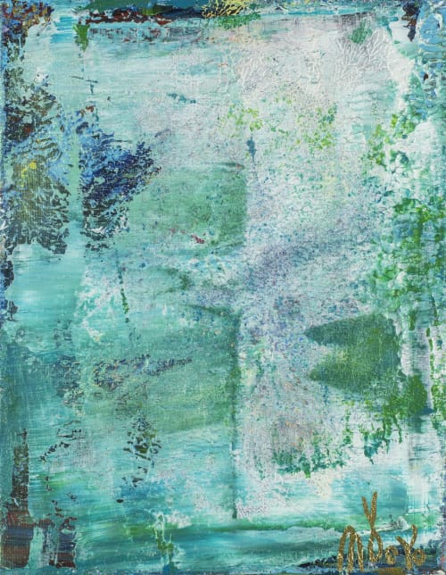 Green Everywhere (Caribbean dream) / 11X14 INCHES / NESTOR TORO