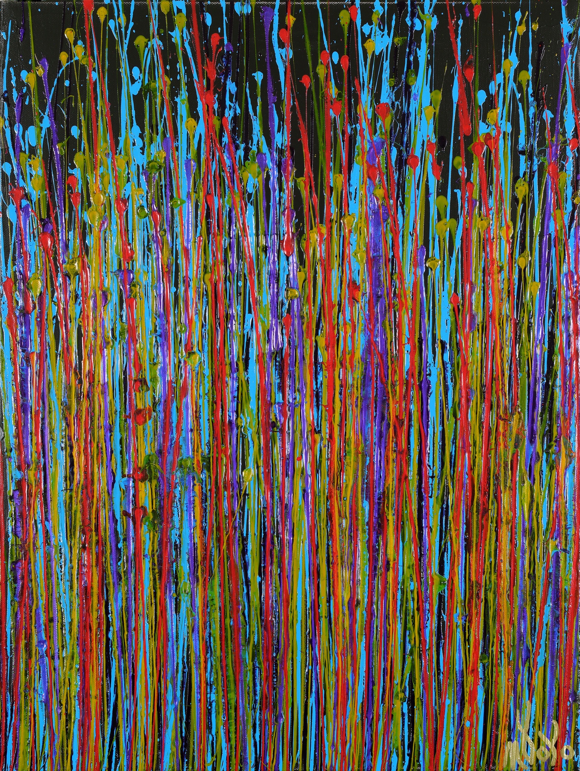 Ultra Radiant Nighttime Spectra (2023) / 18 X 24 inches