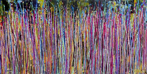 SOLD / Ultra Radiant Spectra 1 (2023) / 48 x 24 inches / Nestor Toro
