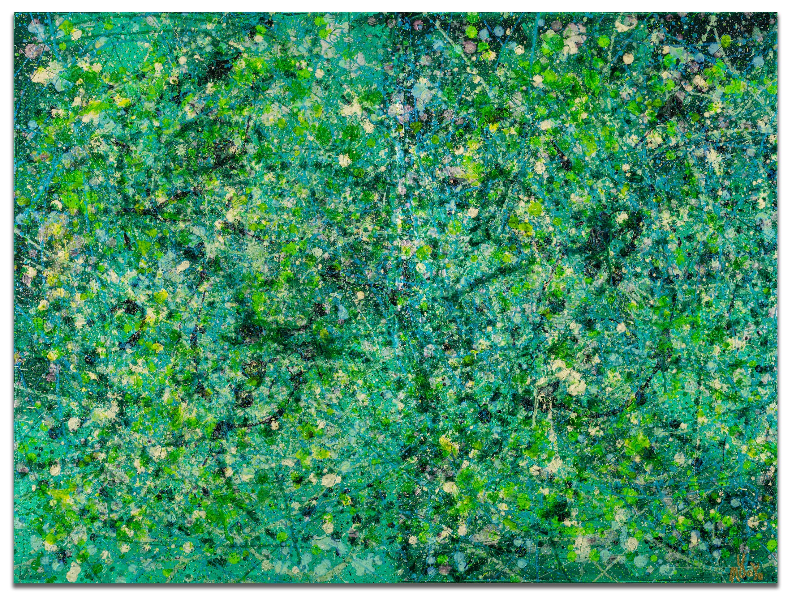 Tangled Up In Green (2023) / Diptych / 48 x 36 inches