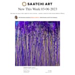 Saatchi Art's "New This Week" collection for March 7, 2023 / Radiant Purple Synergy by Nestor Toro
