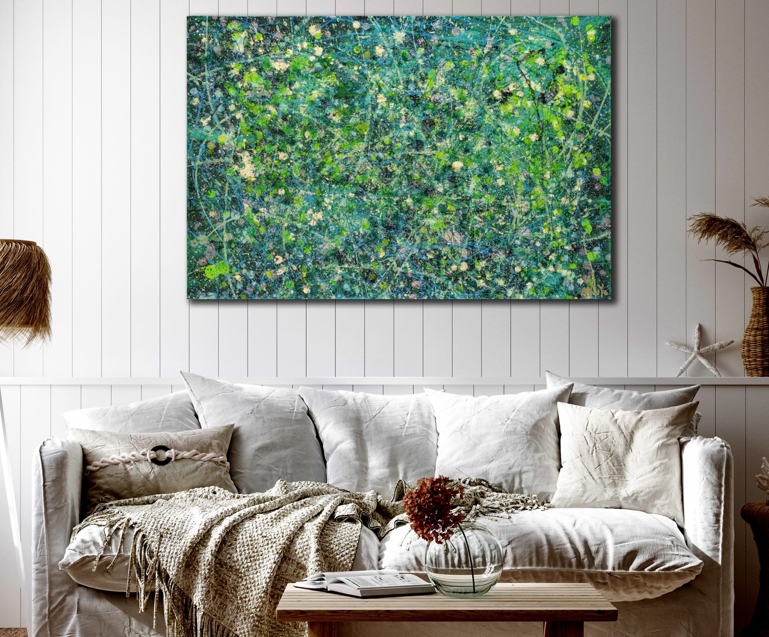 Tangled Up In Green 2 (2023) / 36 x 24 inches / Nestor Toro