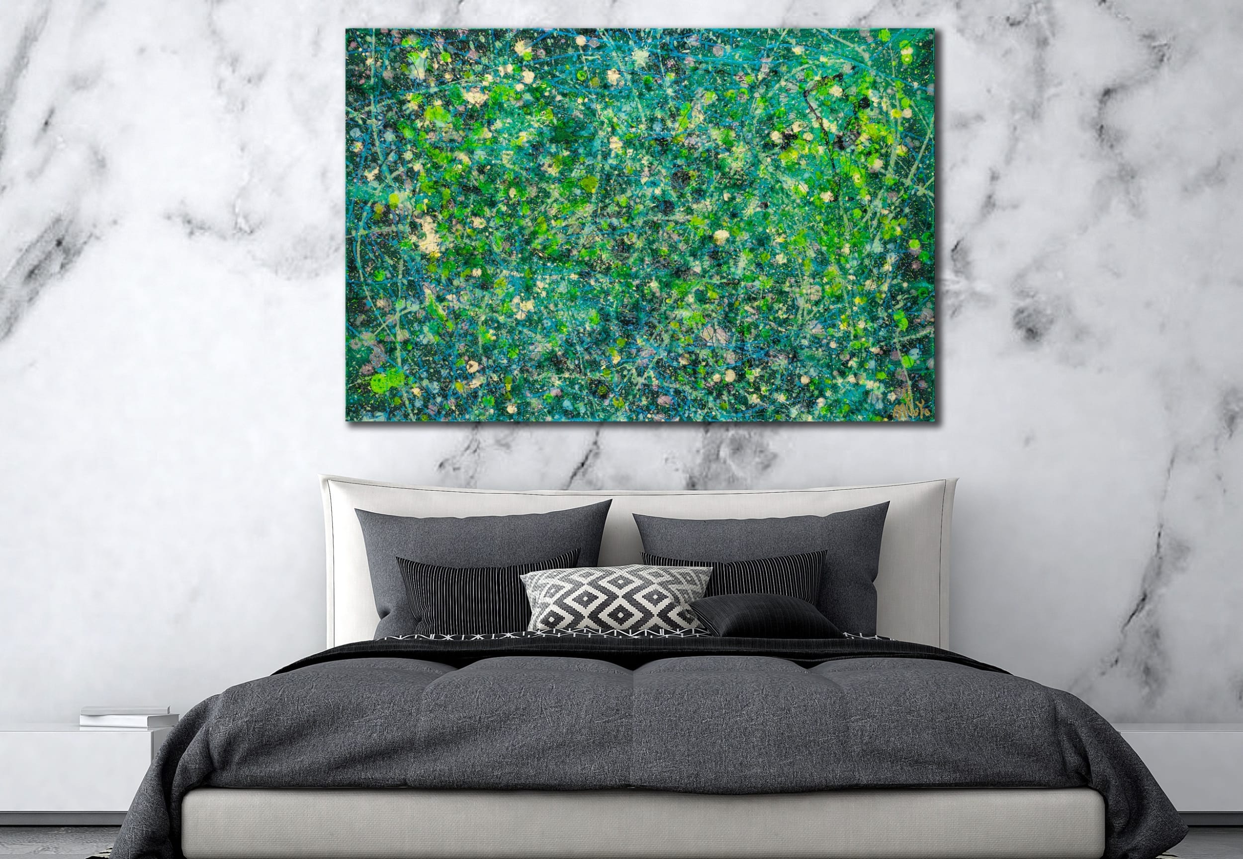 Tangled Up In Green 2 (2023) / 36 x 24 inches / Nestor Toro