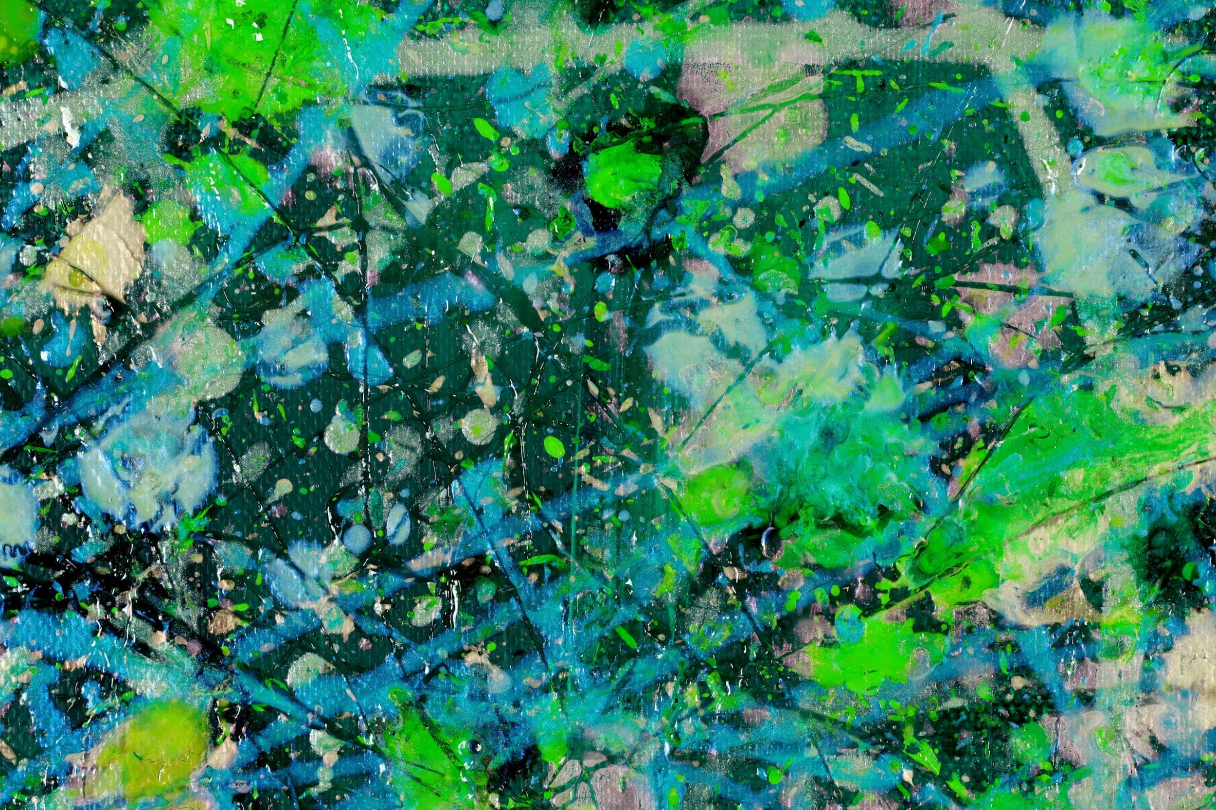 Tangled Up In Green 2 (2023) / 36 x 24 inches / Nestor Toro
