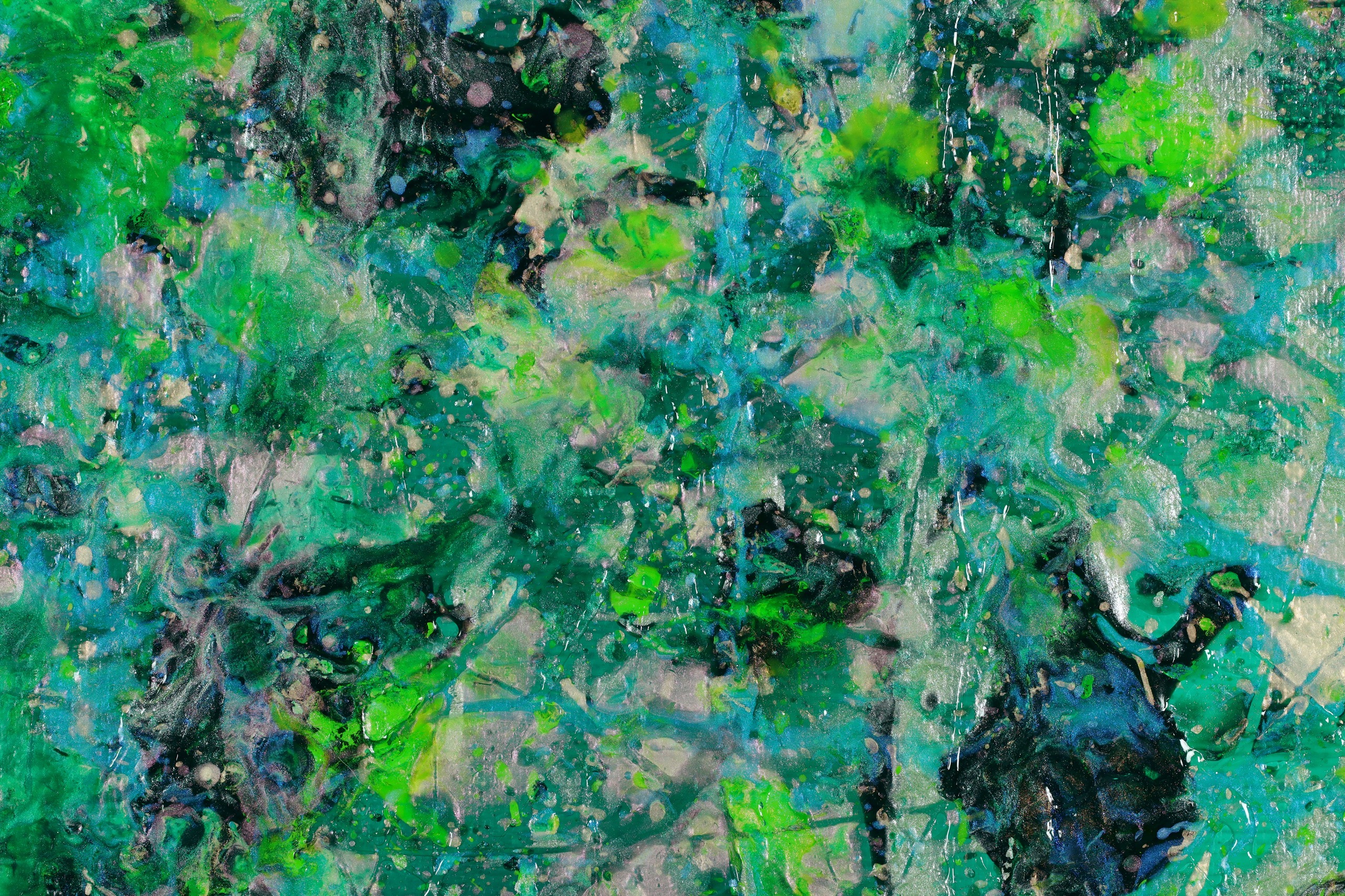 Tangled Up In Green 2 (2023) / 36 x 24 inches / Nestor Toro