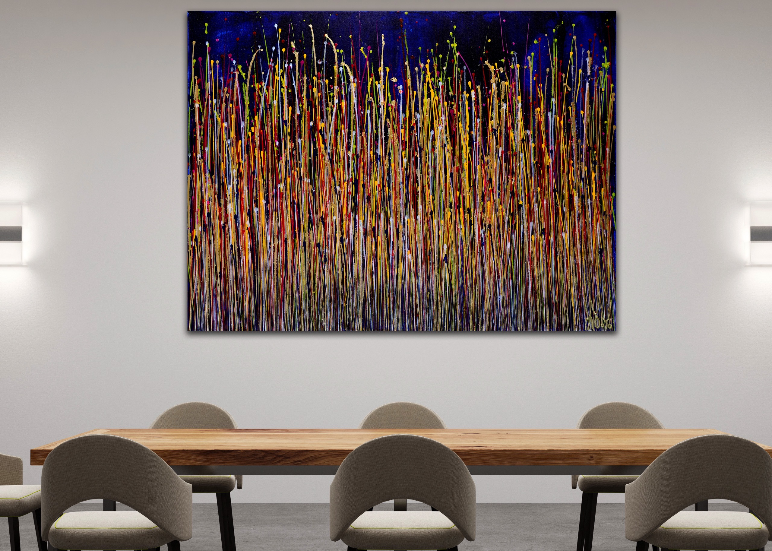 Ultra Radiant Electric Spectra (2023) / 48 x 36 inches