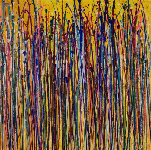 A Beautiful Noise 2 / 24 x 24 inches / 2023