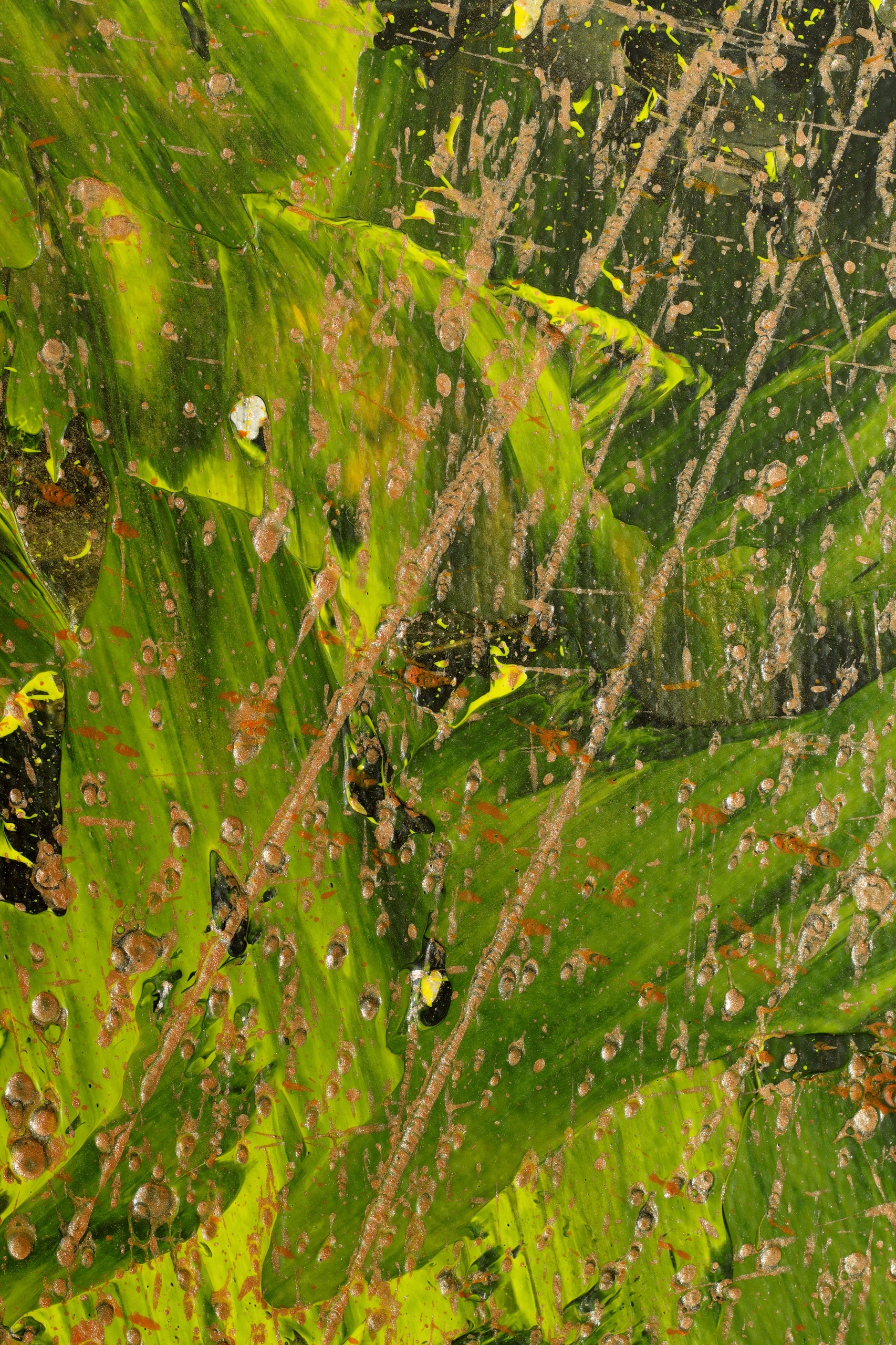 DETAIL - Fast Nature (Among bees) | 36 x 36 inches | Nestor Toro