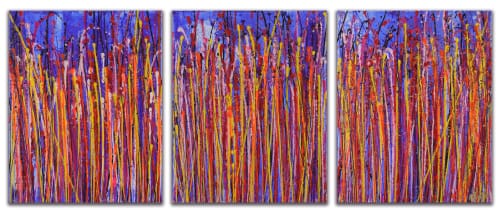 Always A Symphony / 48 x 20 inches / triptych