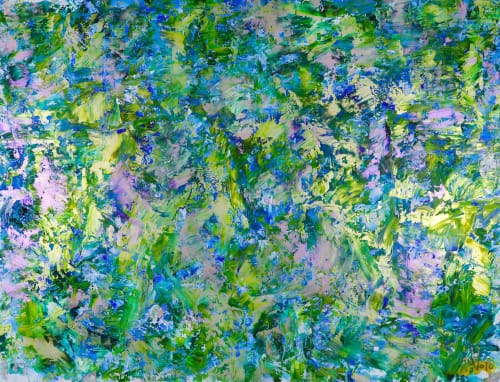 Oasis Garden / 80x60 inches / 2024