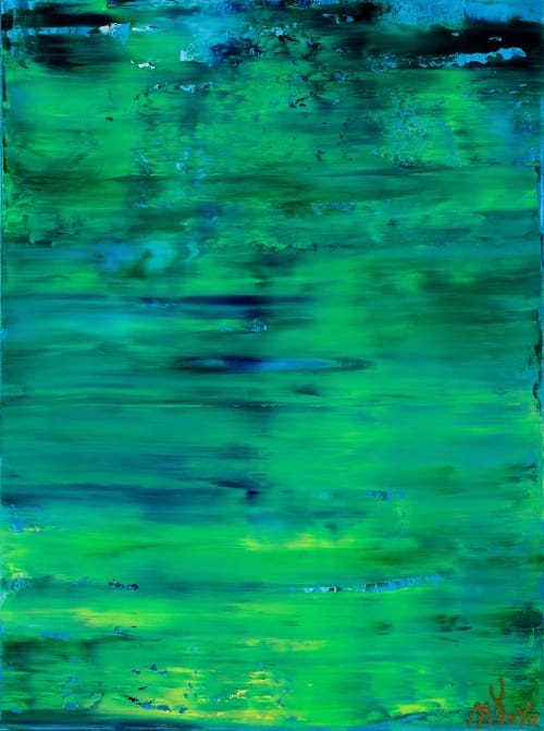 A Sunny Morning (greenery) / 18x24 inches (2024)