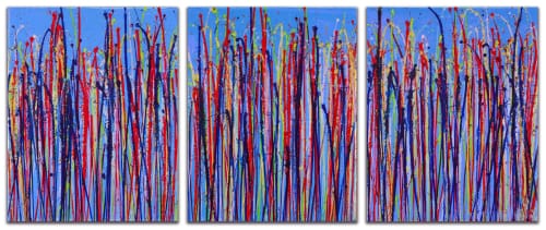 Symphony (Encore) / 48x20 inches / 2024 / Triptych