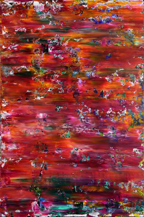 Inferno (Red Skies) 2 / 24 x 36 inches / Nestor Toro