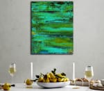 Joyful Green / 16 x 20 inches / 2025 / Nestor Toro