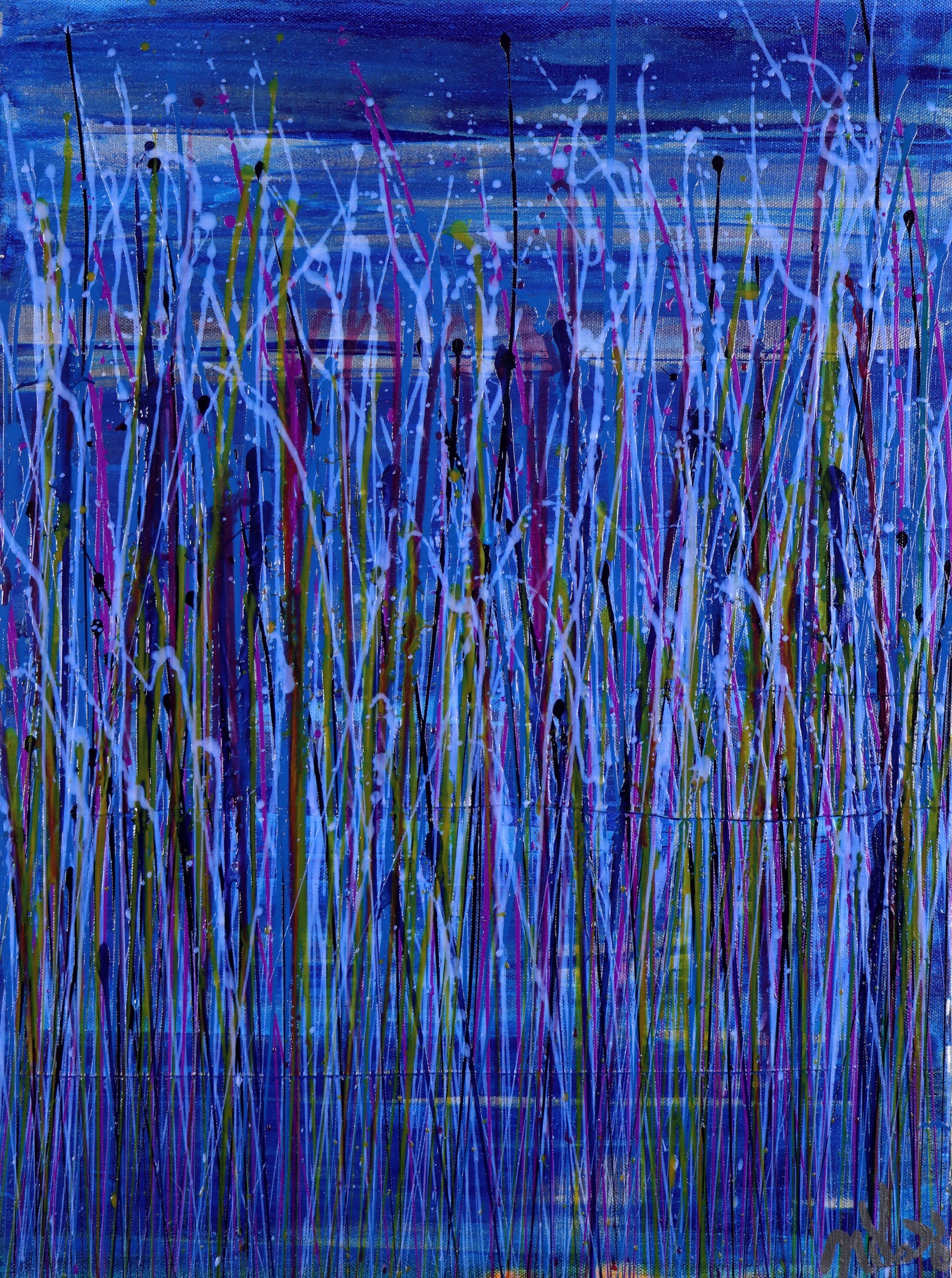 Electric Veil 18 x 24 inches / acrylic on canvas