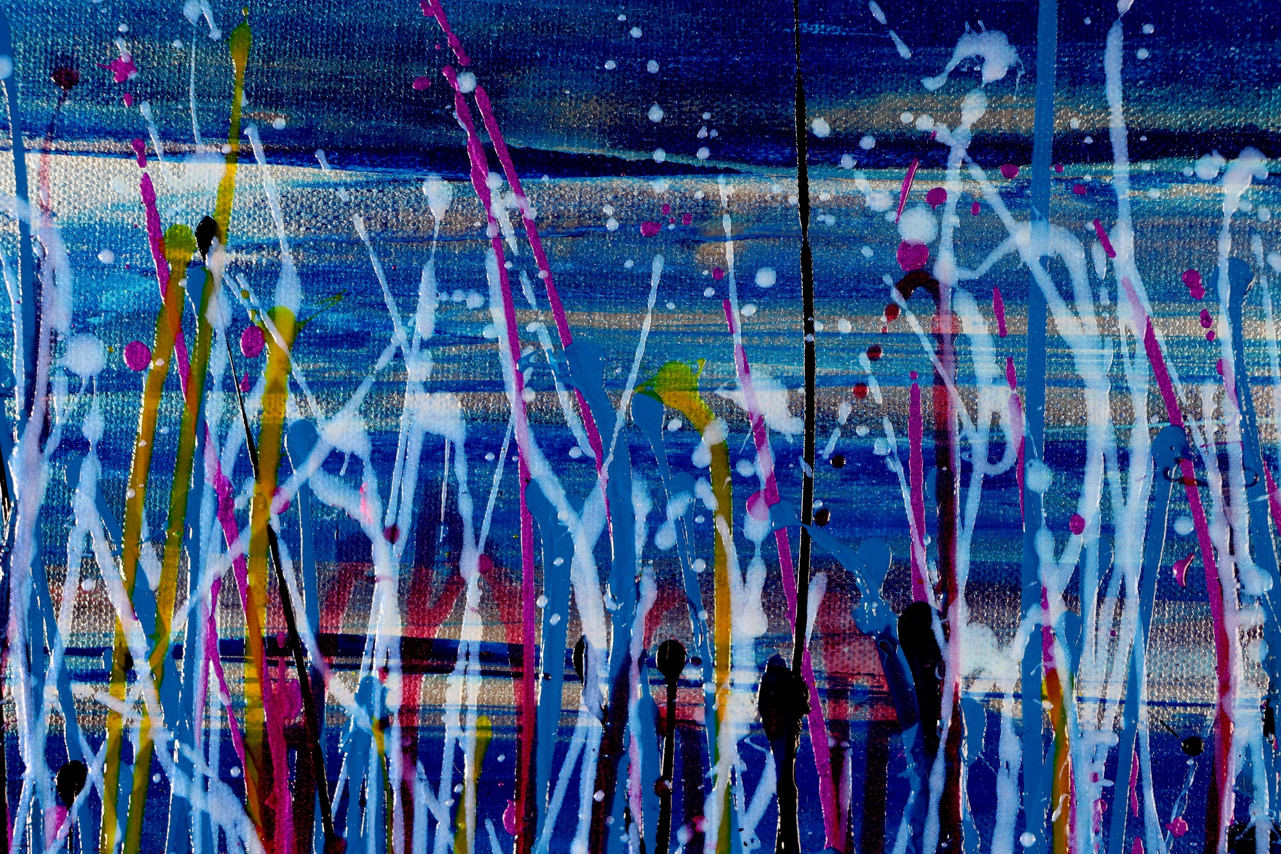 Detail view of Electric Veil