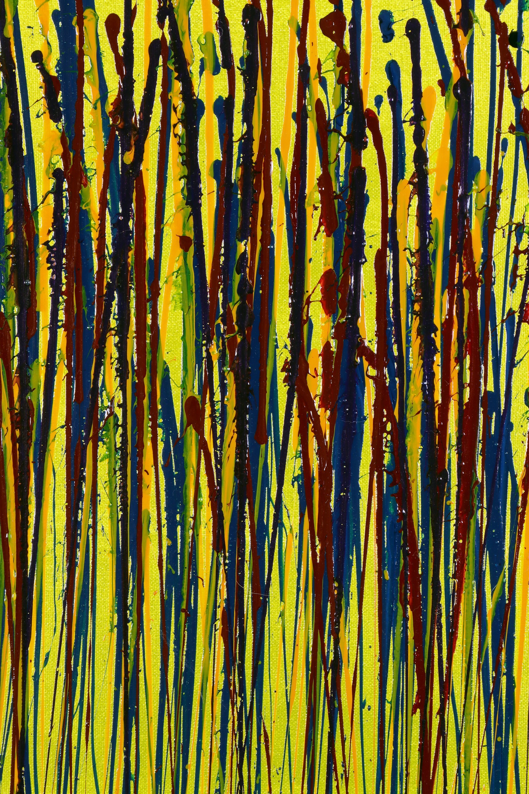 Closeup view of work