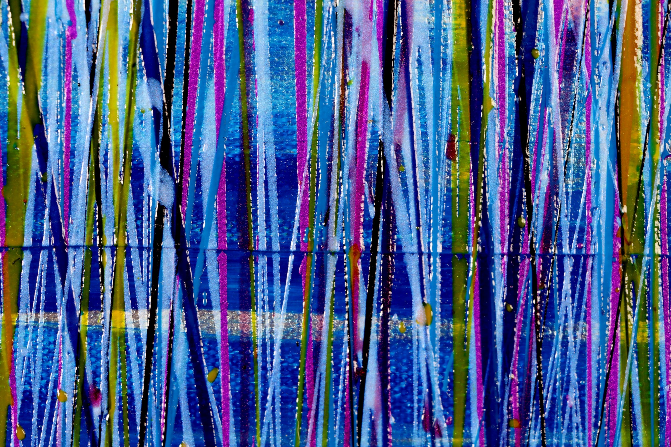 Detail view of Electric Veil