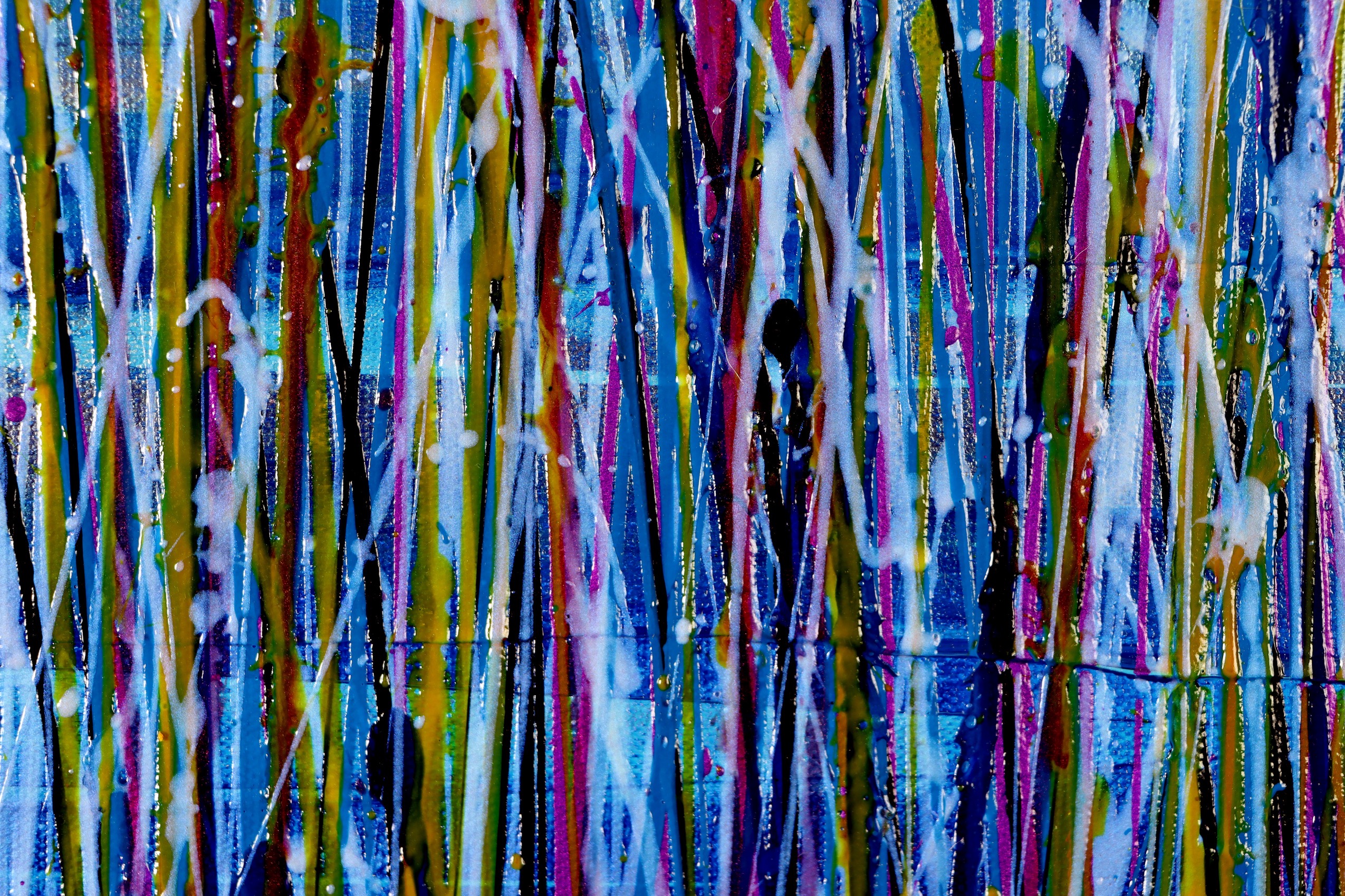 Detail view of Electric Veil