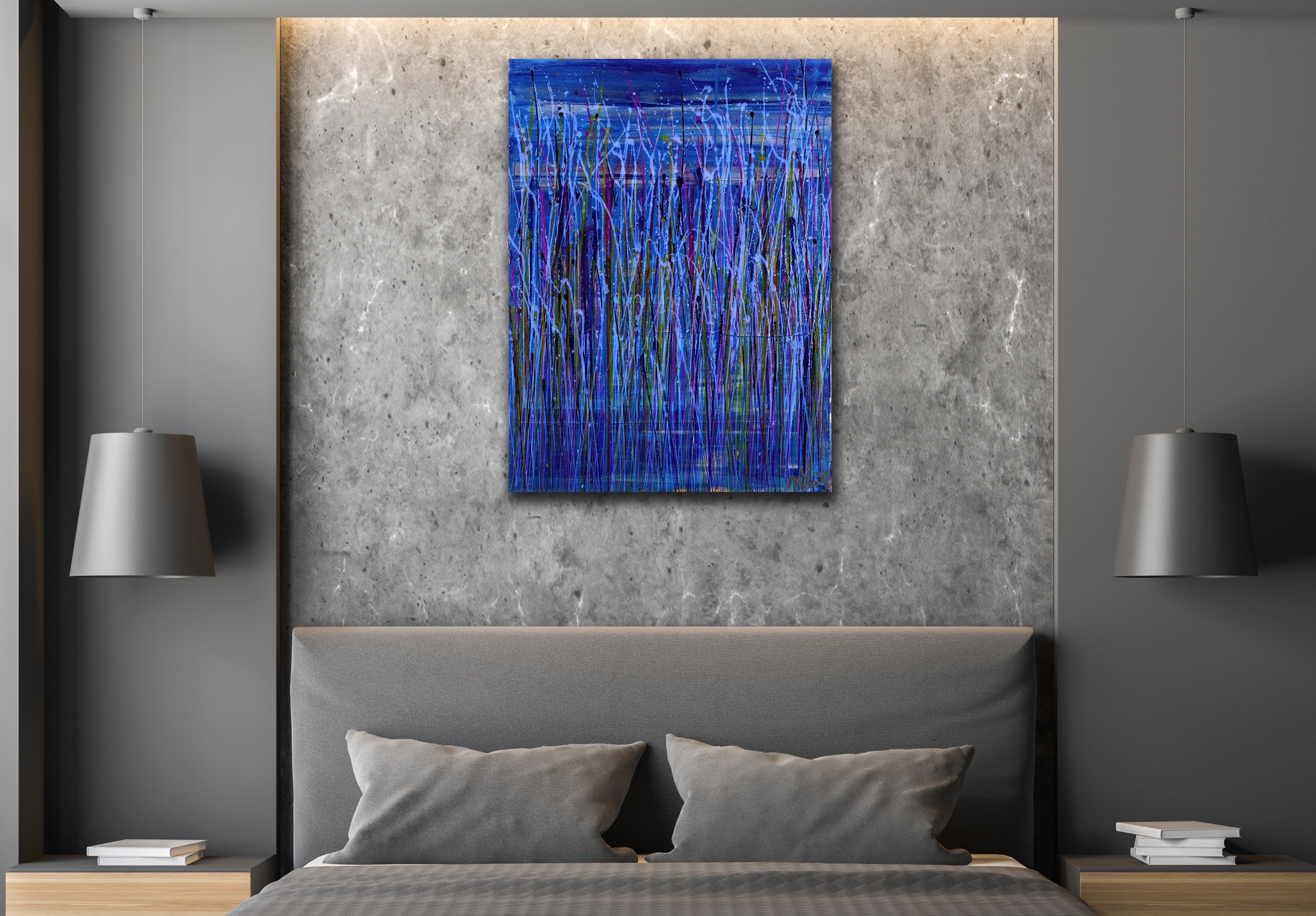 Electric Veil in a sample room setting